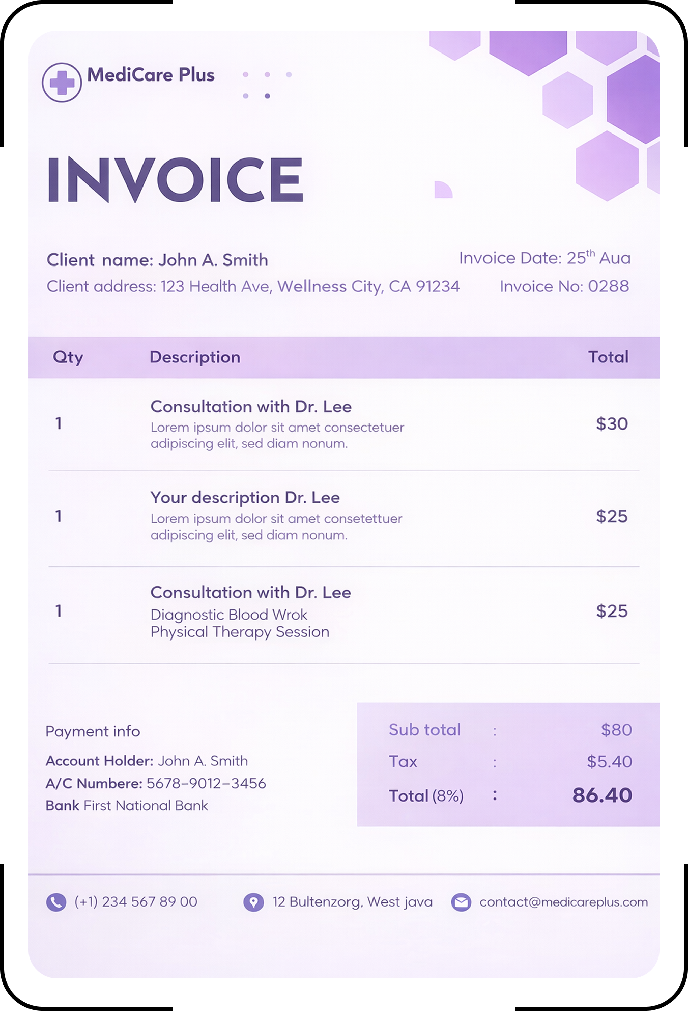 Invoice scanning demo