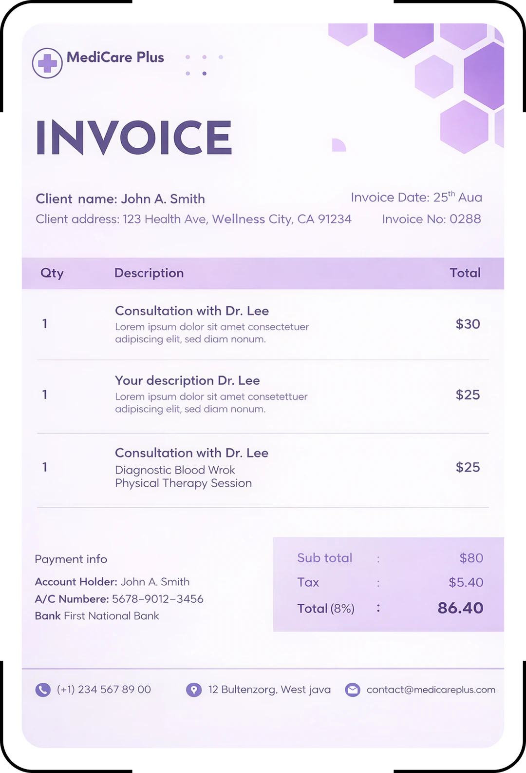 Invoice scanning demo